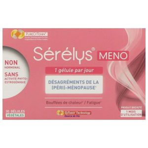 SERELYS MENO Gélule, complément alimentaire à base de pollens et de vitamine E, bt 30