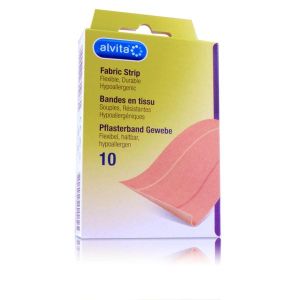 Alvita Bande Tissu Pansement 10*6 Cm 10