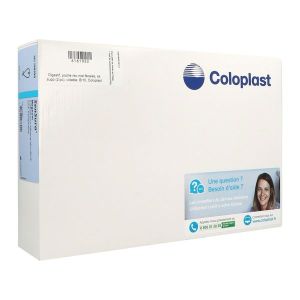 Sensura® Click Magnum - Boîte de 10 poches vidables transparentes grande contenance (1100 ml) avec filtre et bouchon de fermeture - diamètre 60 mm Réf