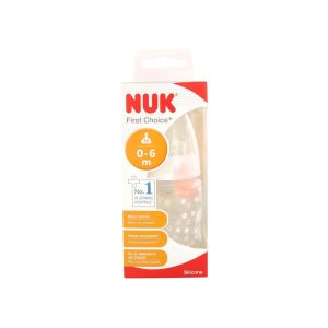 NUK First Choice + Biberon Silicone 150 ml 0-6 Mois