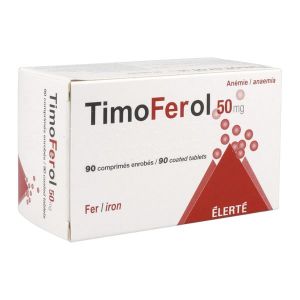 TIMOFEROL Comprimé enrobé 50 mg, boîte 90