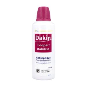 DAKIN COOPER STABILISE Solution pour application locale, flacon 250 ml