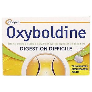 OXYBOLDINE COMPRIME EFFERVESCENT B/24