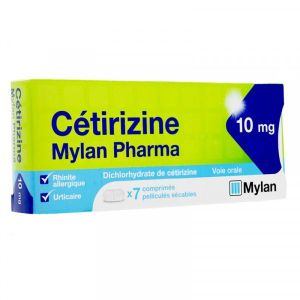 Cetirizine Viatris Conseil 10 Mg Comprime Pellicule Secable B/7