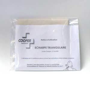ECHARPE TRIANGULAIRE Echarpe triangulaire en toile, unité