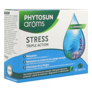 Phytosun'Aroms Stress Triple Action Capsule Boite 30