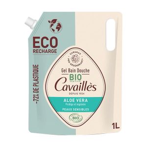 ROGE CAVAILLES SURGRAS GEL BAIN DOUCHE BIO Gel bain douche, Aloe vera bio, éco-recharge 1 l