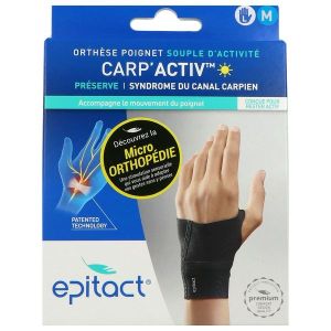 Epitact Carp'Activ Orthese Noir M Gauche 1