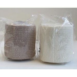 NYLEXOGRIP Bande de contention cohésive, force 1, 20 cN/cm à 45 cN/cm, élastique 1 sens, chair, 3 m x 10 cm (ref. 500921), unité