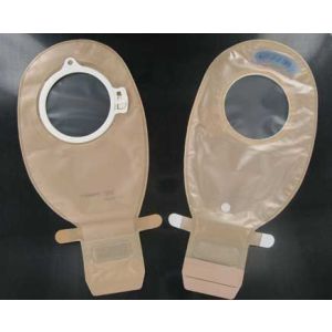 Sensura® Click - Boîte de 30 poches vidables transparentes maxi (650 ml) avec filtre et clamp intégré - diamètre 40 mm Référence: 103849