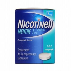 Nicotinell Menthe 1 Mg (Nicotine) Comprime A Sucer Sous Plaquettes Thermoformeees (Aluminium-Pvc/Pe/Pvdc/Pe/Pvc) B/144