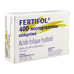 FERTIFOL Comprimé 400 µg, boîte 90