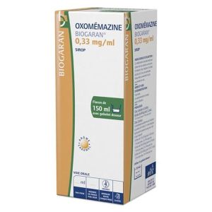 Oxomemazine Biogaran 0,33 Mg/Ml Sirop 150 Ml En Flacon Avec Gobelet Doseur
