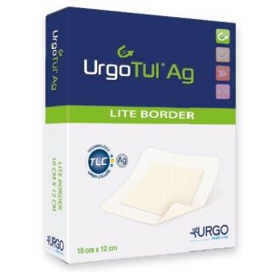 Urgo Urgotul Argent Lite Border Hydrocolloide Pansement 8*8 Cm 10