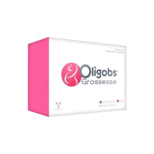 OLIGOBS GROSSESSE COMPLEMENT ALIMENTAIRE BOITE DE 180 (90 COMPRIMES + 90 CAPSULES)