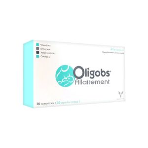 OLIGOBS GROSSESSE ALLAITEMENT OMEGA 3 COMPLEMENT ALIMENTAIRE BOITE DE 30 COMPRIMES