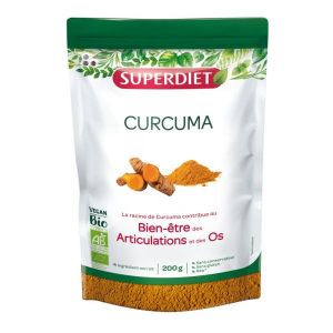 Superdiet Curcuma BIO - poudre 200 g
