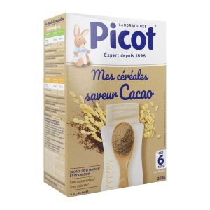 PICOT MES CEREALES SAVEUR CACAO POUDRE BOITE 200 G 1