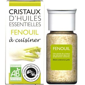 Aromandise Cristaux d'huiles essentielles Fenouil BIO - flacon de 10 g
