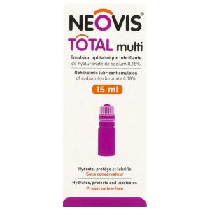 NEOVIS TOTAL MULTI Emulsion ophtalmique lubrifiante pour instillation oculaire, fl 15 ml