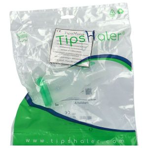 TIPSHALER CHAMBRE D'INHALATION SANS MASQUE Chambre d'inhalation, pour adulte et enfant de plus de 6 ans, unité