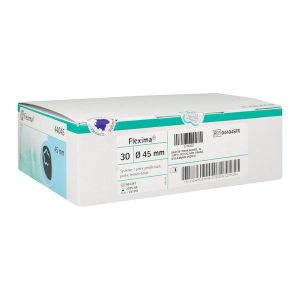 FLEXIMA Poche fermée système 1 pièce, avec filtre intégré, prédécoupée, opaque, diamètre 45 mm (ref. 044045FR), bt 30