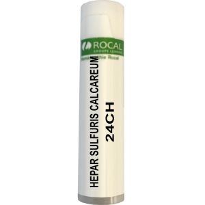 Hepar sulfuris calcareum 24ch dose 1g rocal
