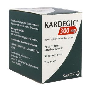 KARDEGIC Poudre pour solution buvable en sachet 300 mg, boîte 30 sachets