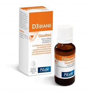 PILEJE D3 Biane Gouttes - Vitamine D Flacon compte-gouttes 20ml