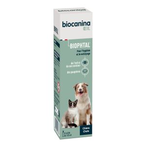 Biocanina Biophtal Solution Yeux Chien/Chat Flacon 125 Ml 1