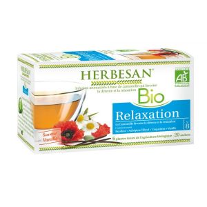 Herbesan Infusion Thé Vert Minceur Bio 20 Sachets