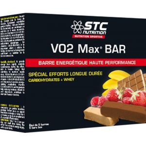 STC Nutrition VO2 Max Bar Chocolat - étui de 5 barres de 45 g