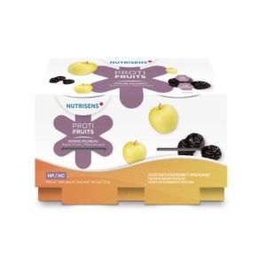 NUTRISENS PROTIFRUITS DESSERT FRUITE HP HC Denrée alimentaire destinée à des fins médicales spéciales, pomme pruneau, 125 g x 4