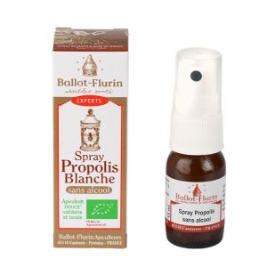 Ballot Flurin Spray Propolis 100 % (sans alcool) Bio - 15 ml