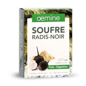 OEMINE SOUFRE RADIS NOIR GELULE 60