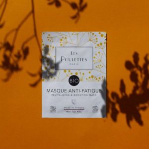 Les Poulettes Masque Anti-Age fatigue coton BIO - sachet 18 ml