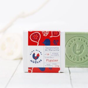 Bleu Blanc Mousse Savon Classique Figuier