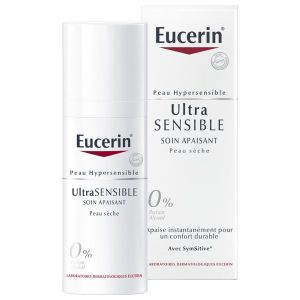 EUCERIN PEAU HYPERSENSIBLE ULTRASENSIBLE SOIN APAISANT Soin apaisant pour peau sèche et hypersensible, fl 50 ml