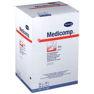 Medicomp Compresses En Nontisse Steriles (30 Sachets De 5 Compresses) 10*10 Cm 150