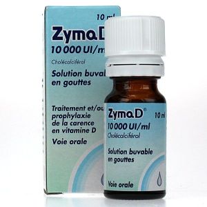 ZYMAD 10 000 UI/ml (cholécalciférol) solution buvable en gouttes 10 ml en flacon