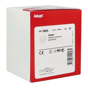 ADAPT PROTECTEUR CUTANE STANDARD Protecteur cutané modelable, diamètre 48 mm (ref. 7805Q), bt 10