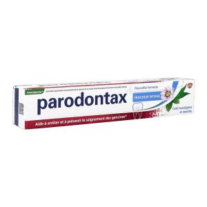 PARODONTAX FRAICHEUR INTENSE DENTIFRICE Dentifrice fluoré, fraîcheur intense, tube 75 ml