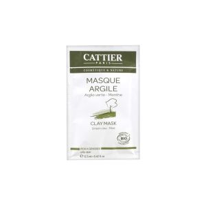 Cattier Masque Argile Verte Peaux Grasses 12,50 ml