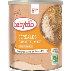 Babybio Céréales avec Quinoa et légumes, carotte maïs...