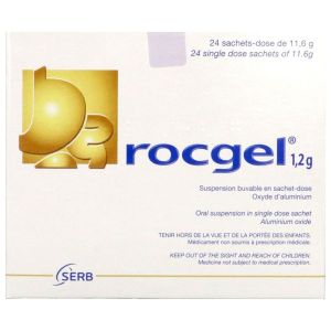 ROCGEL Suspension buvable 1,2 g, boîte 24 sachets-dose