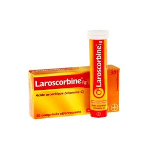 LAROSCORBINE 1 G COMPRIME EFFERVESCENT B/30