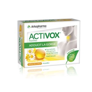 Arkopharma activox miel citron 24 pastilles