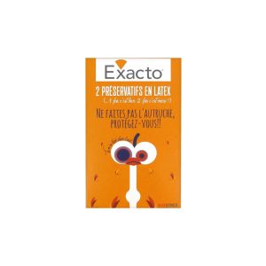 Biosynex Exacto Préservatifs en Latex Etui de 2