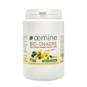 OEMINE BIO ONAGRE Capsule, complément alimentaire bio à l'huile d'onagre et vitamine E, bt 180