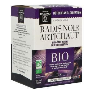 Dayang Radis noir Artichaut BIO - 20 ampoules